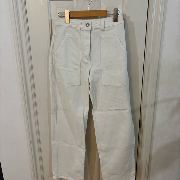 Wilfred Pants - Wilfred Free White denim wide leg pants mint condition
